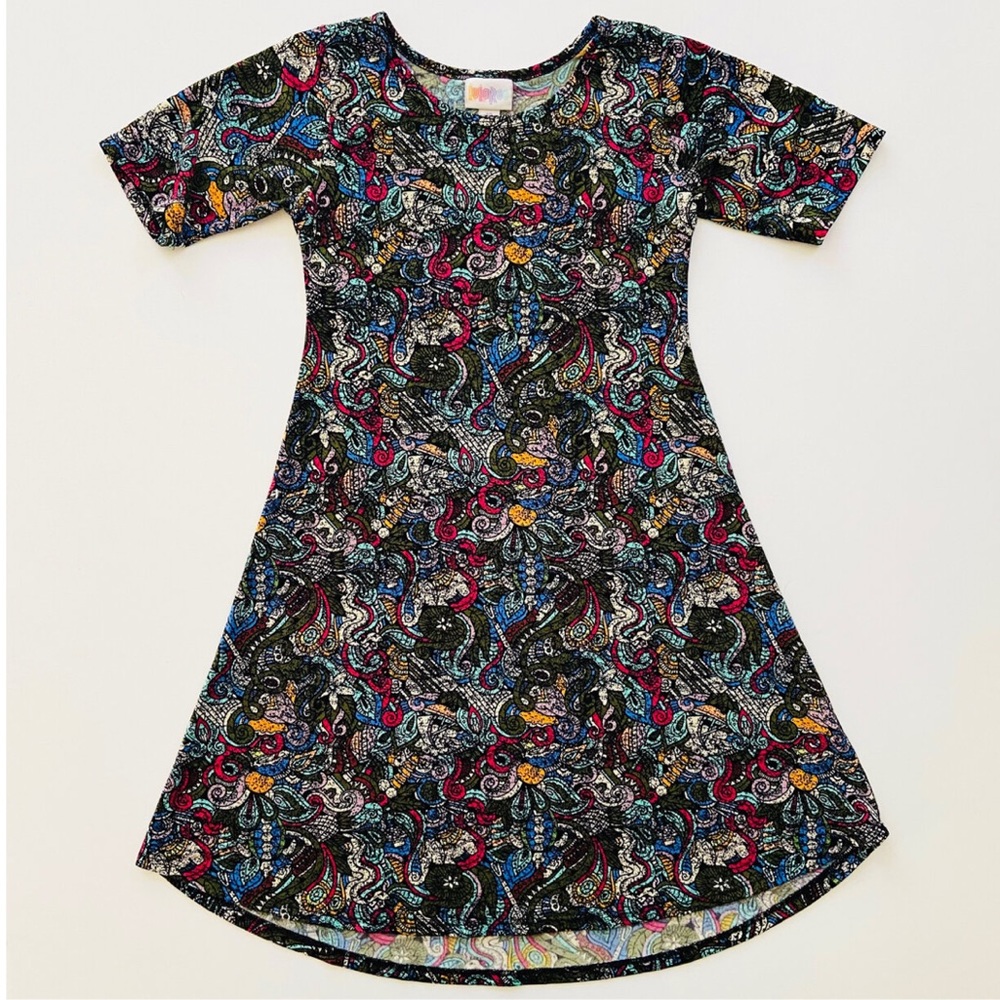 LULA ROE colorful kids dress